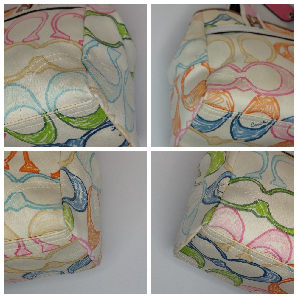 Coach Hampton Signature Scribble Tote Bag - Picture 15 of 16